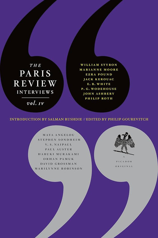 The Paris Review Interviews, IV