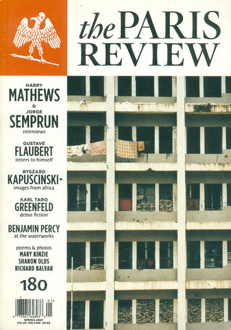 The Paris Review No. 180 Spring 2007