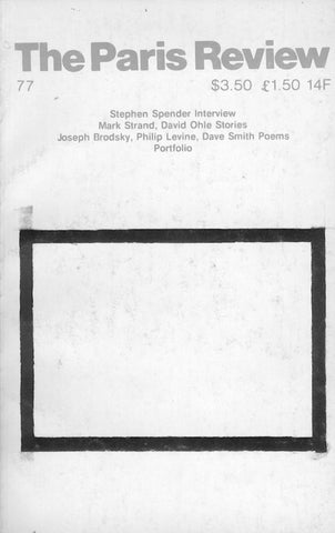The Paris Review No. 77 Winter-Spring 1980