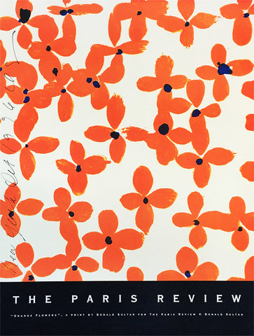 Donald Sultan, Orange Flowers Poster Edition